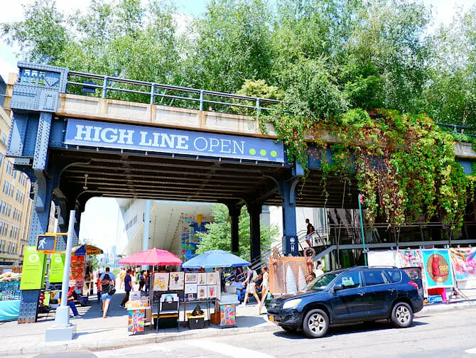Was kann man im Meatpacking District machen - Die High Line
