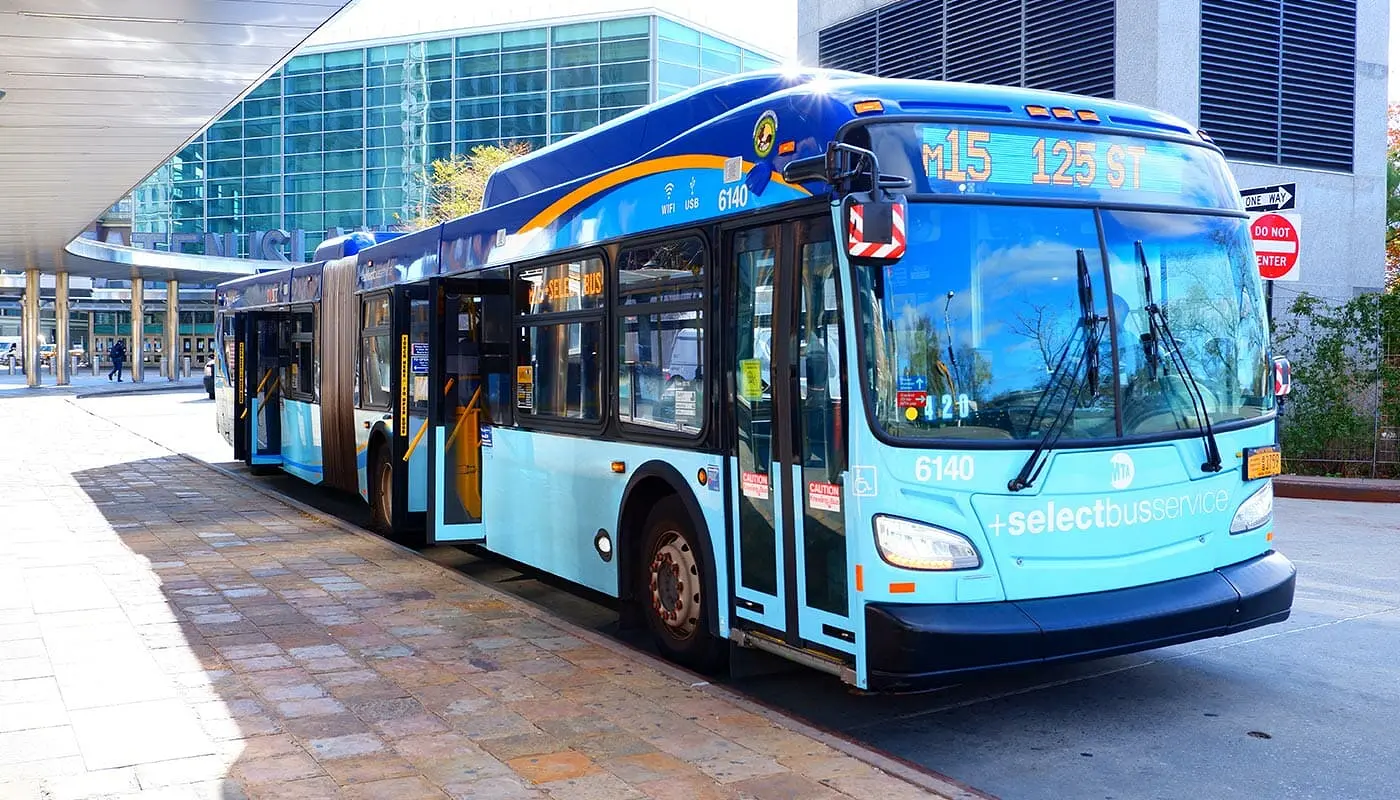 Bus in New York - Bus in der 9th Avenue