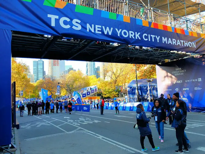 New York Marathon - Ziel