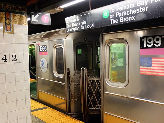 Subway Zug in New York