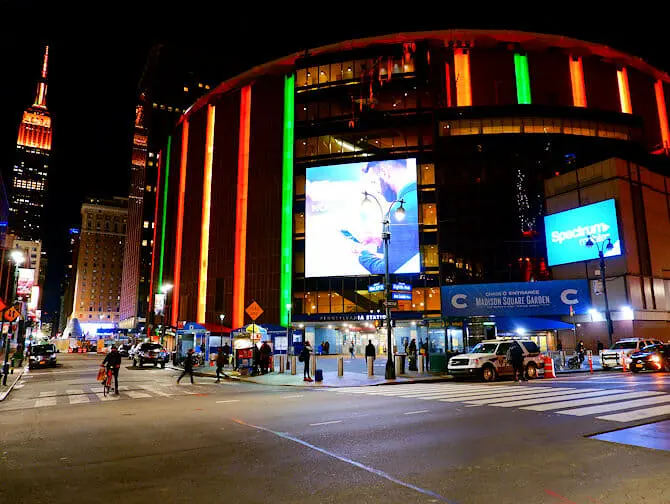 Madison Square Garden in New York - Außenansicht