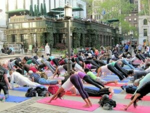 Kostenlos Yoga im Bryant Park
