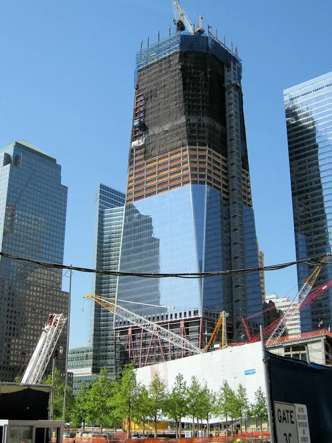 Freedom Tower One World Trade Center - Bau des Freedom Tower