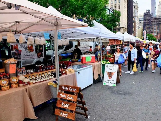 M&auml;rkte in New York - Union Square Greenmarket