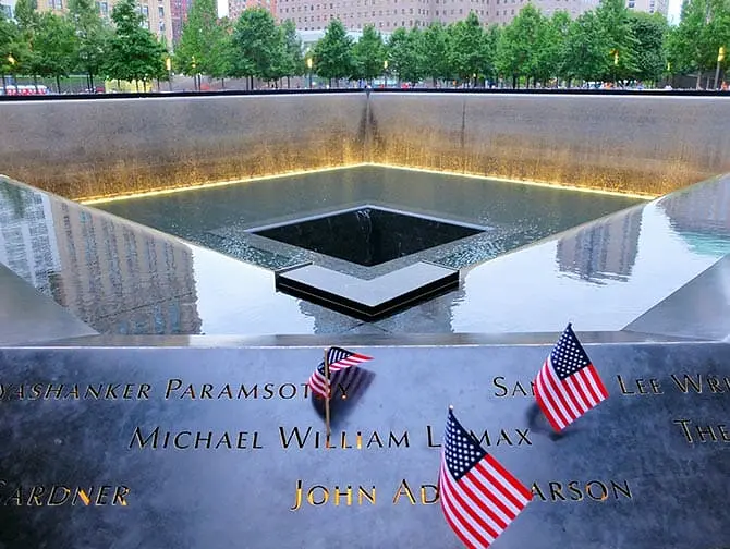 9/11 Memorial am Ground Zero