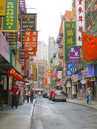 Was kann man in Chinatown machen - Straße in Chinatown