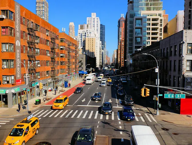 Was kann man in der Upper East Side machen- Straßenbild
