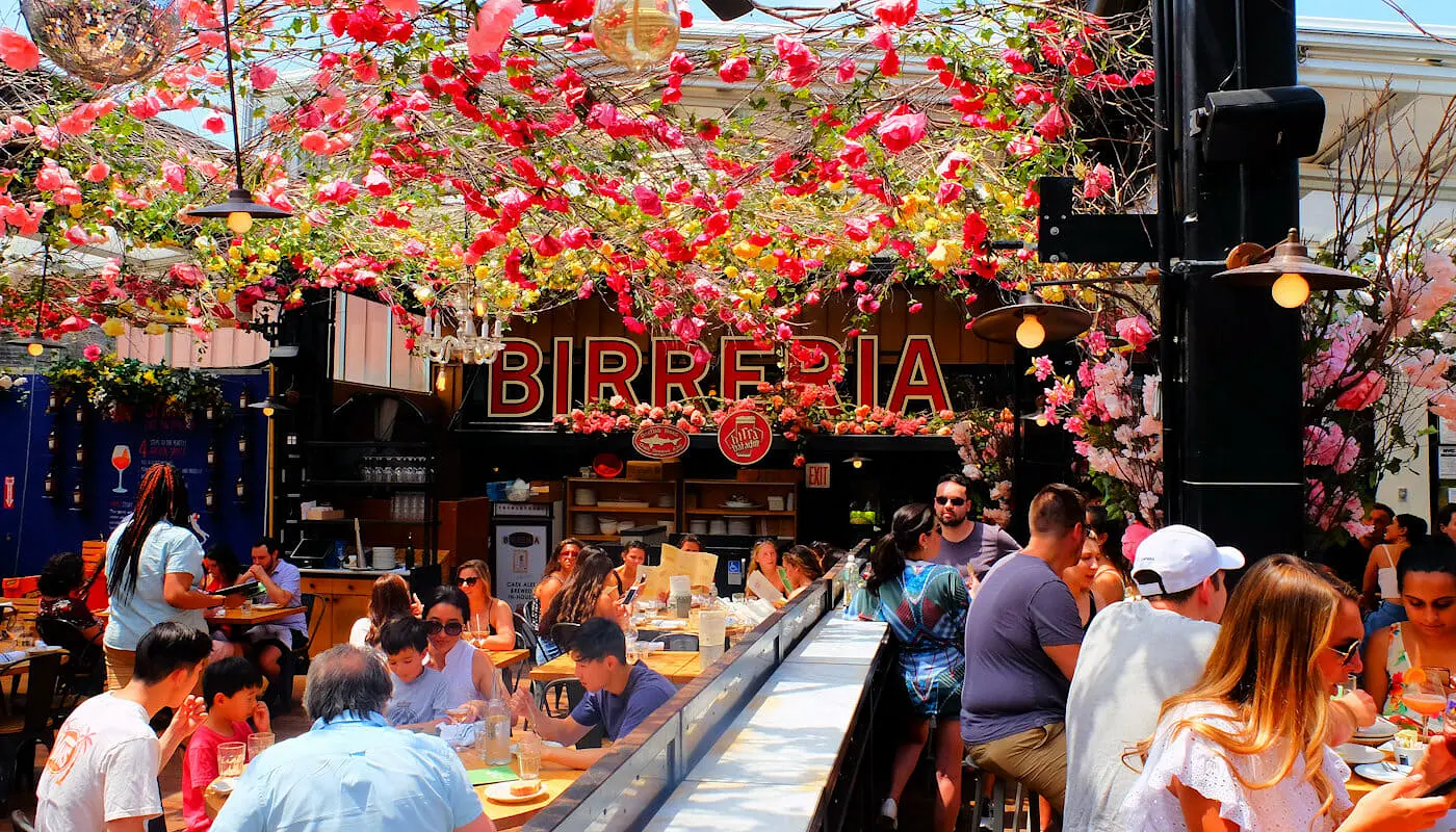 Biergärten in New York - Birreria Gäste