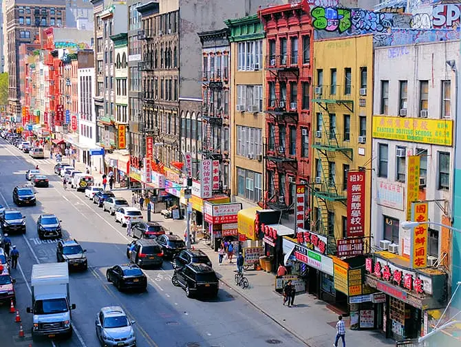 Halbtägige Stadtrundfahrt durch New York City auf Deutsch - Chinatown