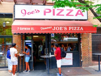 Die beste Pizza in New York - Joe's Pizza