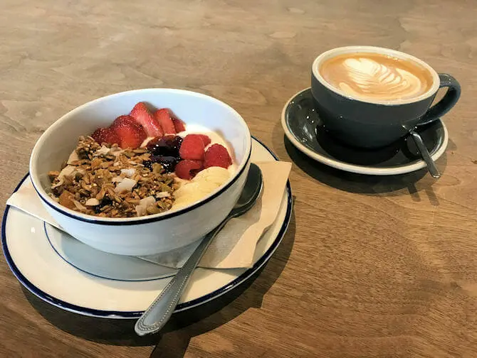 Gesundes Frühstück in New York