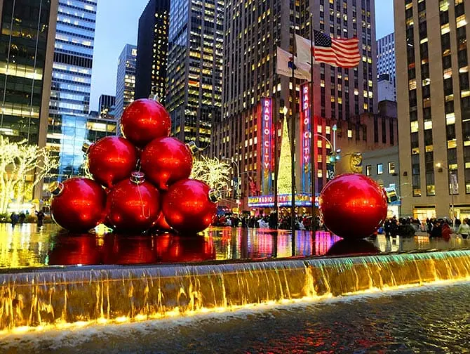 Weihnachten in New York - Weihnachtsdekoration in New York