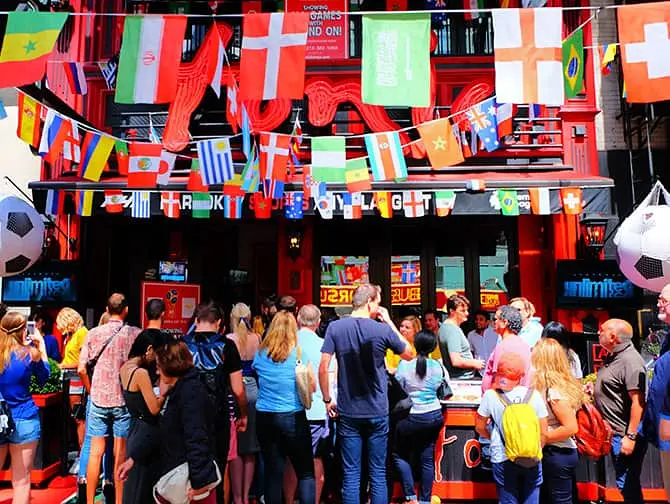 Sportbars und Fußballkneipen in New York