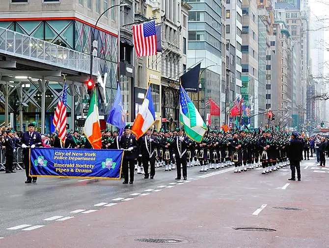 St Patricks Parade in New York - Parade in New York