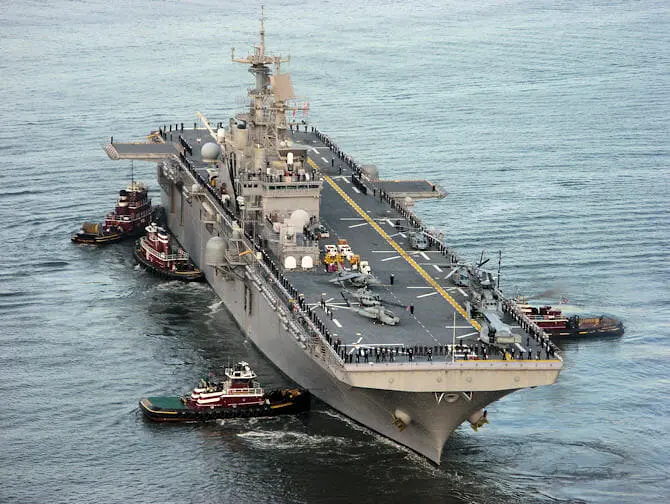 Schiffe für Fleet Week New York