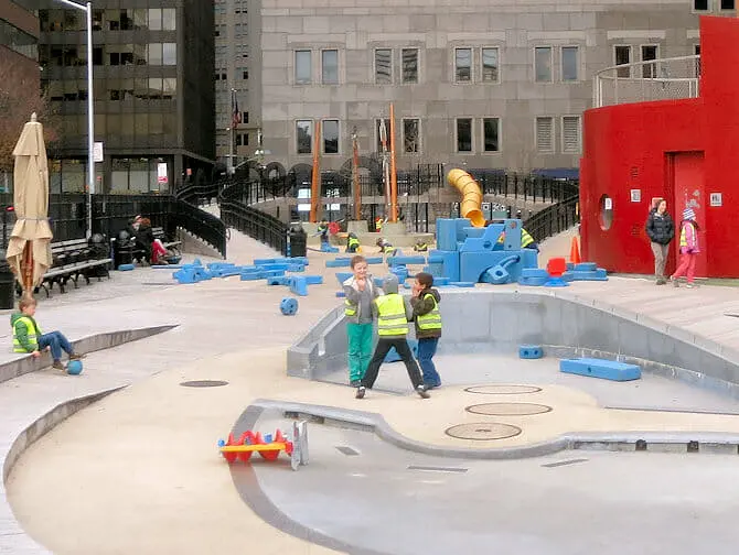 Spielplätze in New York - Der South Street Seaport Spielplatz