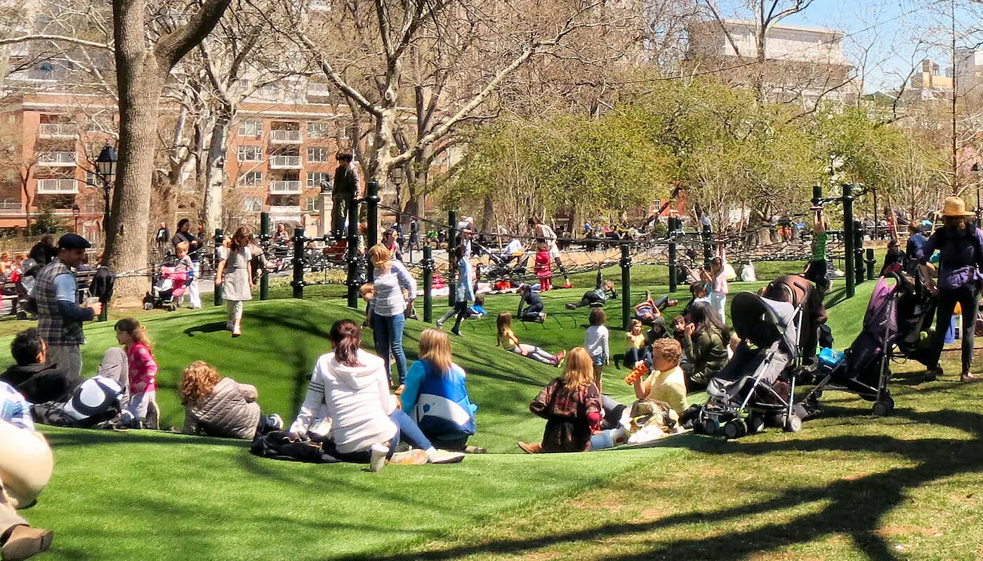 Spielplätze in New York - Washington Square Spielplatz