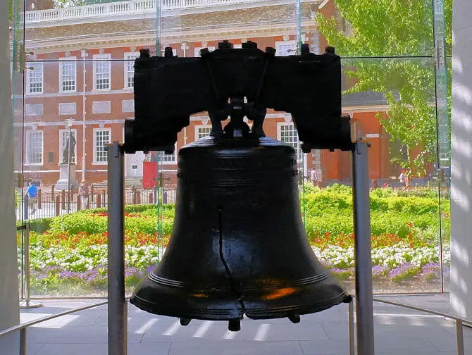 Tagesausflug von New York nach Philadelphia und Amish Country - Liberty Bell in Philadelphia