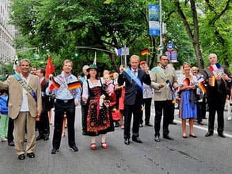 Oktoberfest in New York - Teilnehmer der Parade in New York