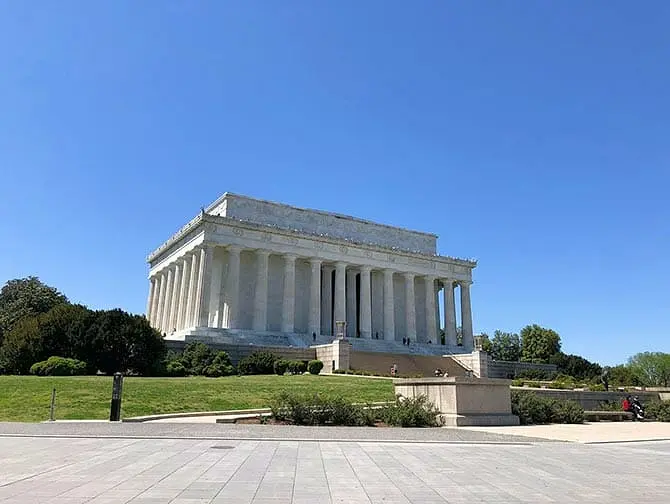 New York nach Washington D.C. Tagesausflug mit dem Bus - Gedenkstätte Lincoln Memorial