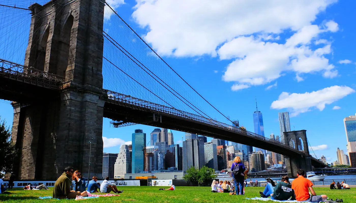 Brooklyn Bridge Park in New York - Entspannen
