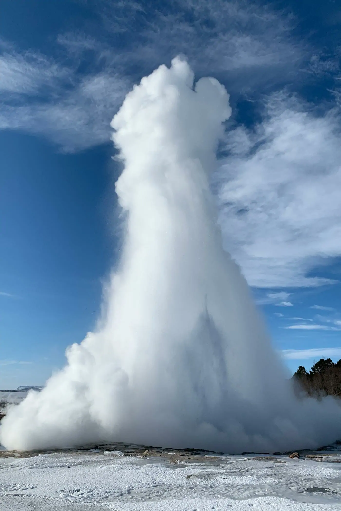 Zwischenstopp auf Island auf dem Weg nach New York - Geyser