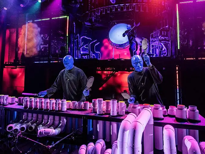 Blue Man Group in New York Tickets - Auf der Bühne