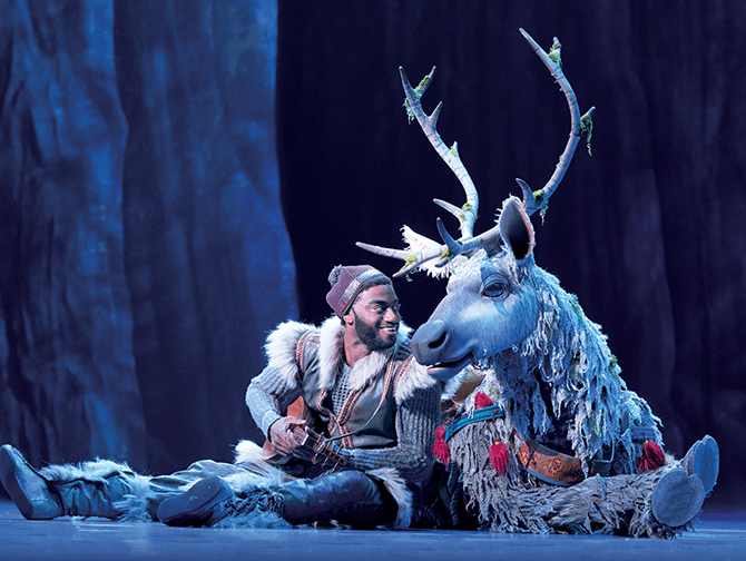 Frozen am Broadway Tickets - Kristoff und Sven