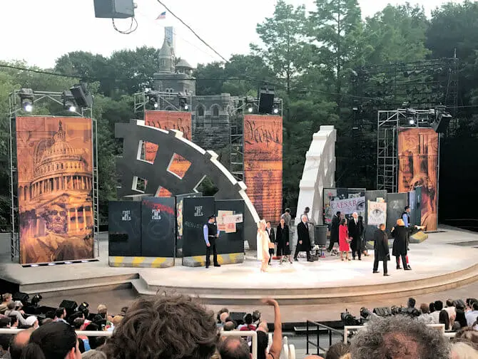 Shakespeare in the Park in New York - Zuschauer