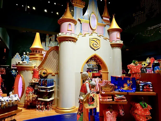 Disney Store am Times Square - Prinzessinnen Schloss