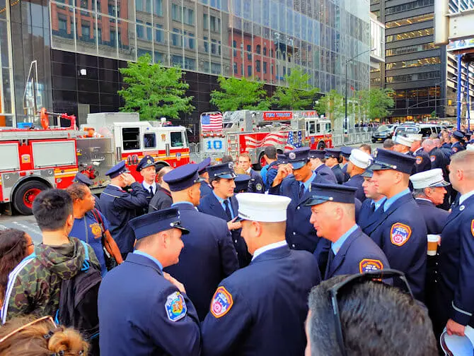 11. September in New York - Feuerwehrmänner