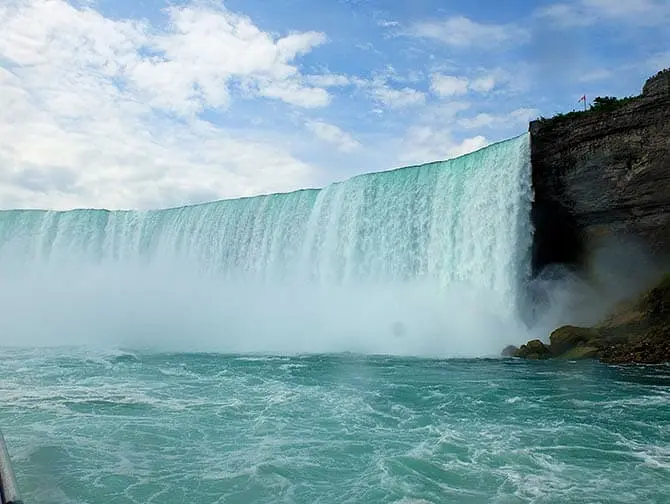 Tagesausflug von New York zu den Niagarafällen mit dem Bus - Aussicht von der Maid of the Mist
