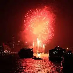 Am 4. Juli in New York