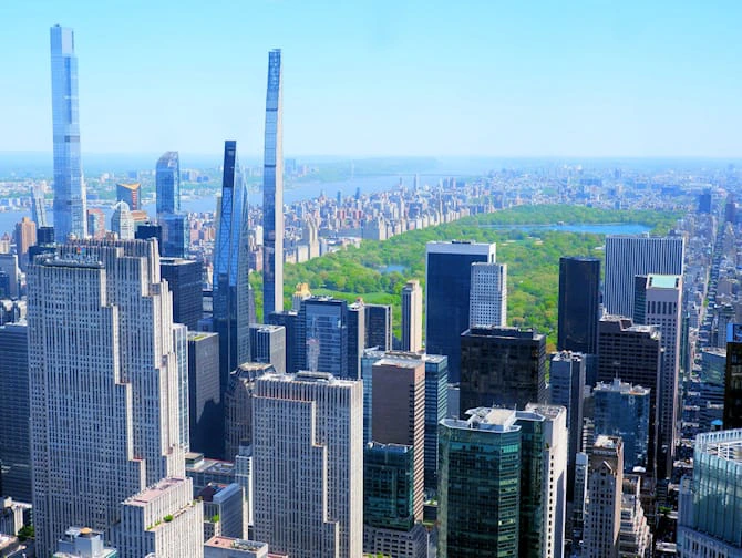 One Vanderbilt The Summit Tickets - Aussicht Richtung Central Park