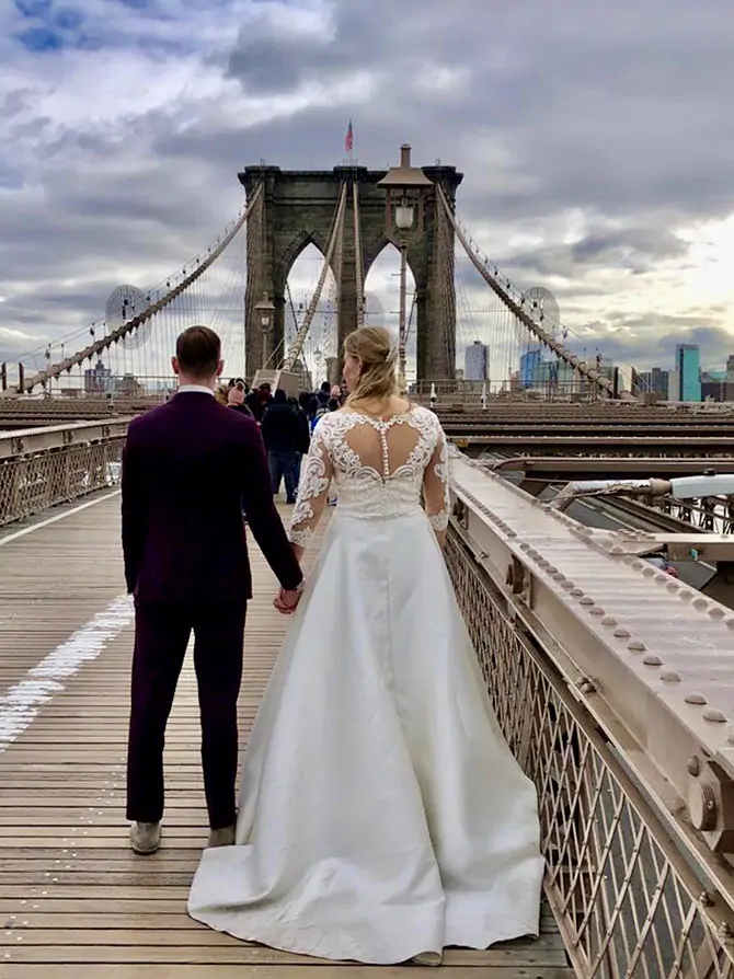 Hochzeitsfotograf in New York - Brooklyn Bridge