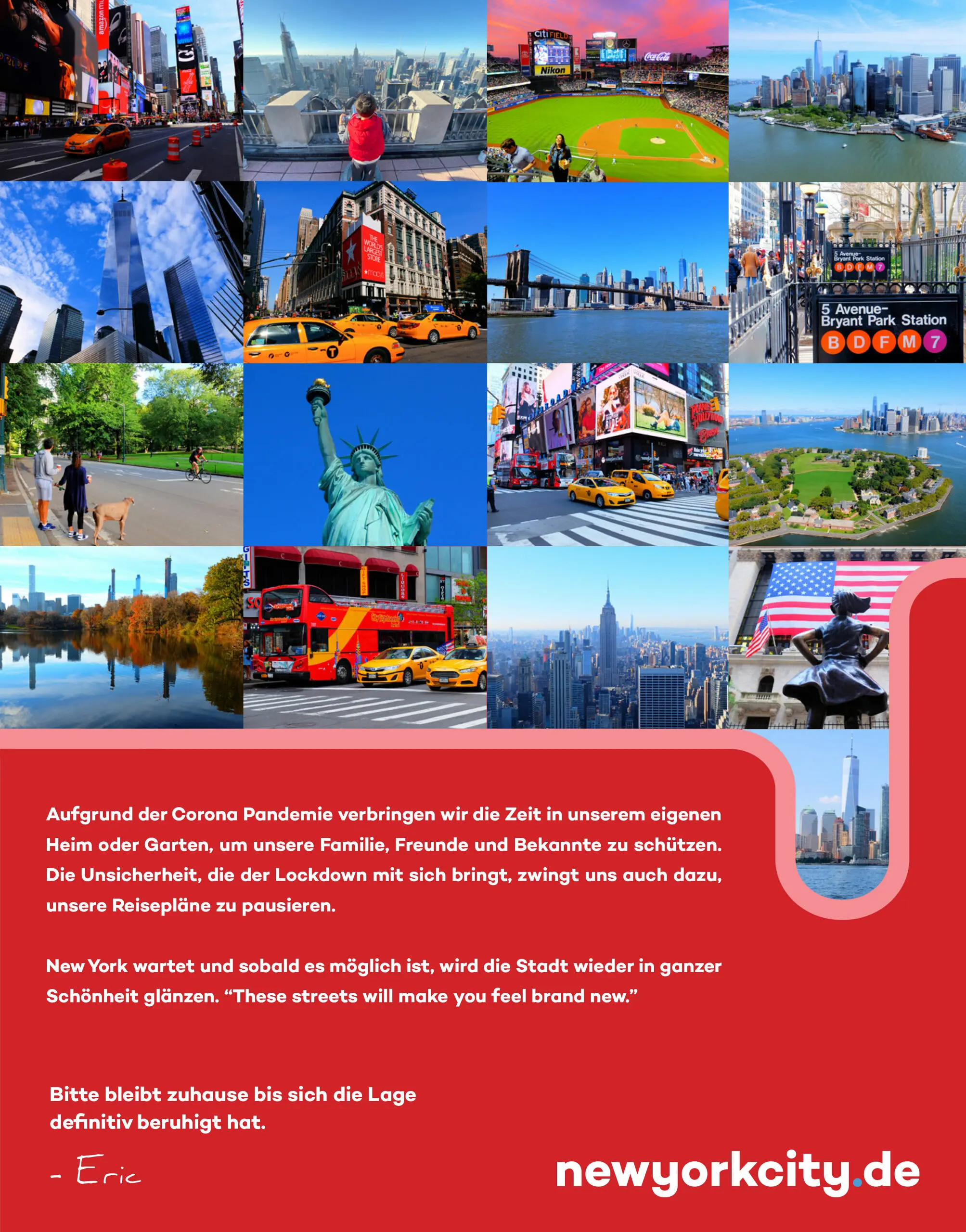 Unterstützen Sie NewYorkCity.de - Statement
