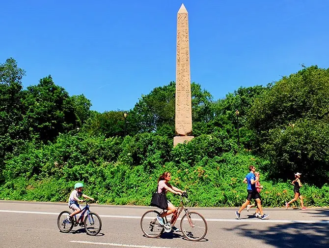 New York Wochenende - Fahrradfahren im Central Park