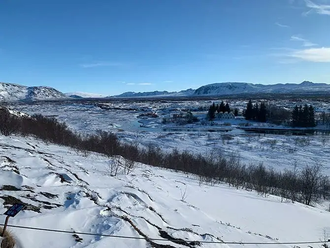 Zwischenstopp auf Island auf dem Weg nach New York Thingvellir