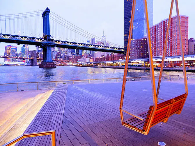 Was kann man in der Lower East Side machen - Pier 35