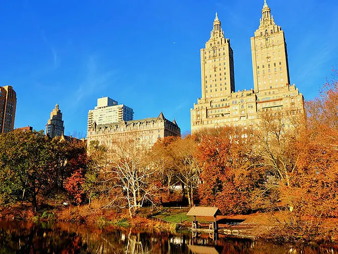 Drehorte in New York - Herbst im Central Park