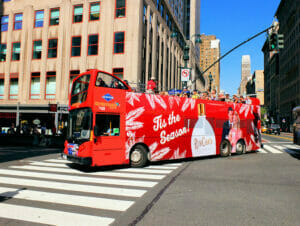 Gray Line Hop on Hop off bus in New York