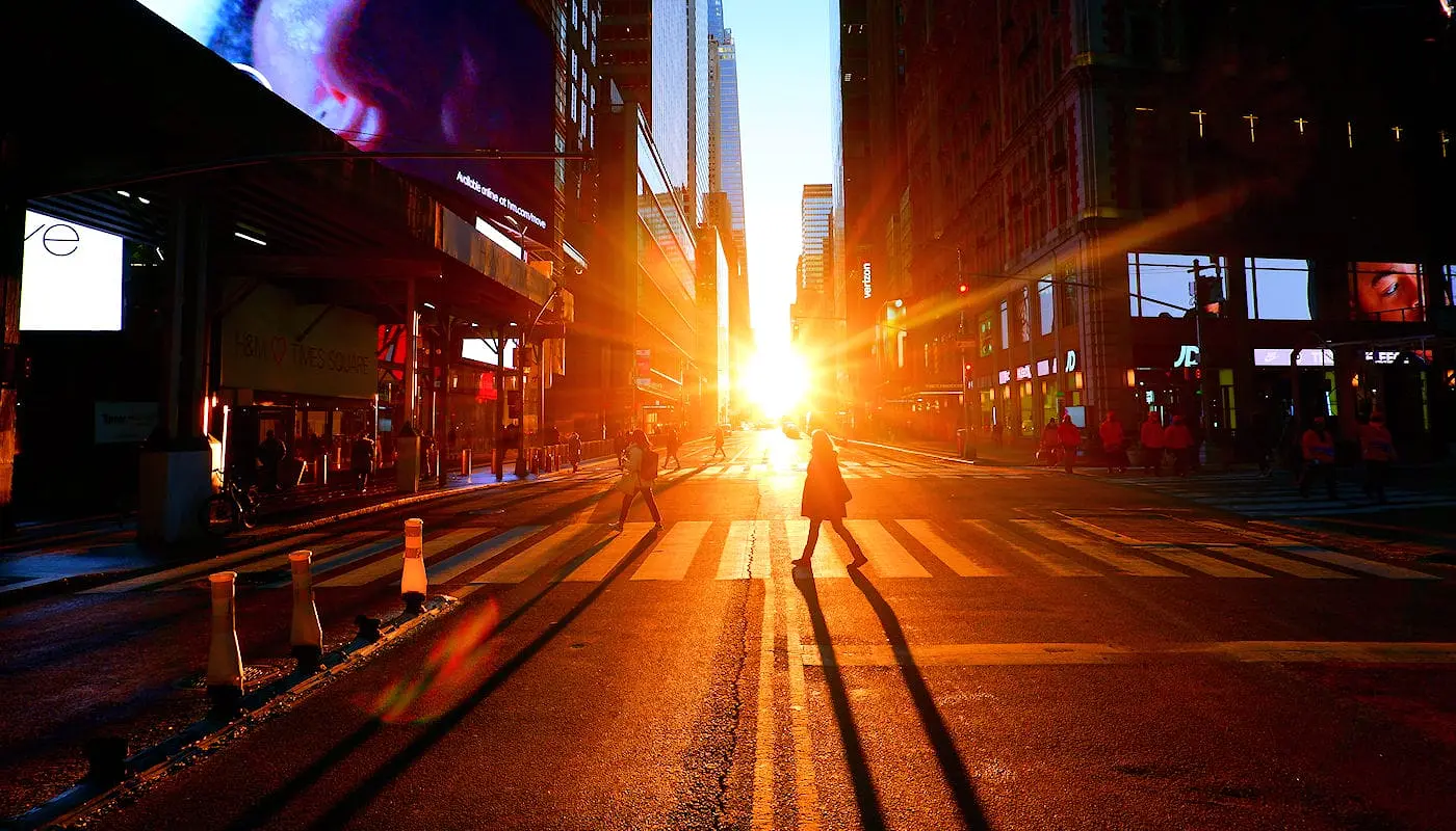 Manhattanhenge Street View
