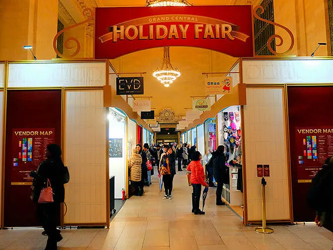 Weihnachtsmarkt im Grand Central Terminal