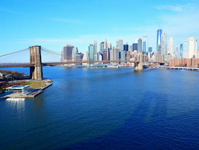 New York ohne Englischkenntnisse - Manhattan Bridge