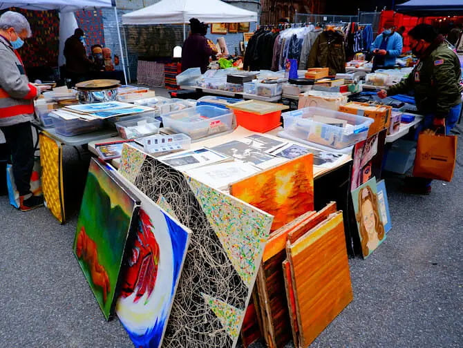 Flohmärkte in New York - Chelsea Flea Market Manhattan
