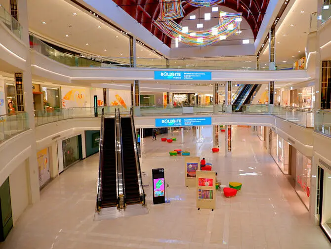 American Dream Mall near New York Inside the American Dream