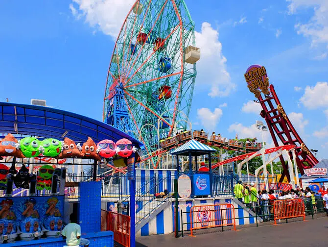 Deno’s Wonder Wheel Amusement Park in Coney Island - Attraktionen