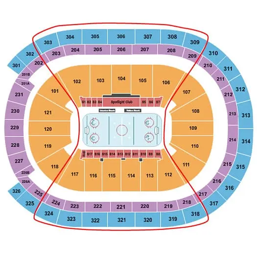 New York Islanders Tickets - Sitzplan