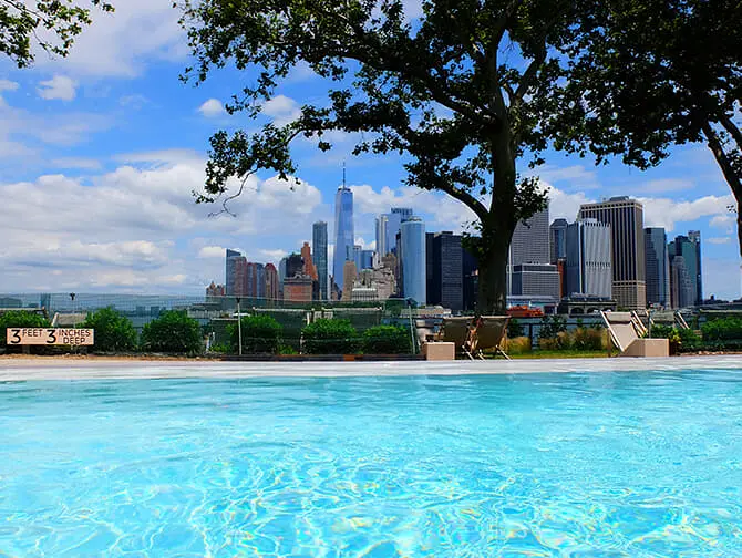 Spa in New York - Aussicht