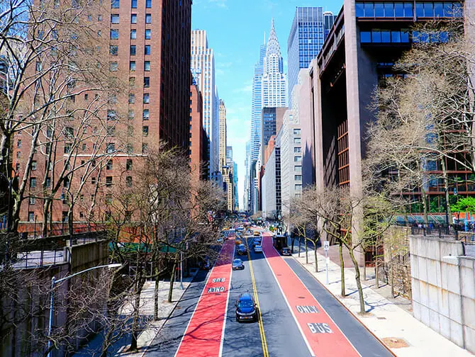 New York Wanderrouten - Midtown &ndash; Tudor City